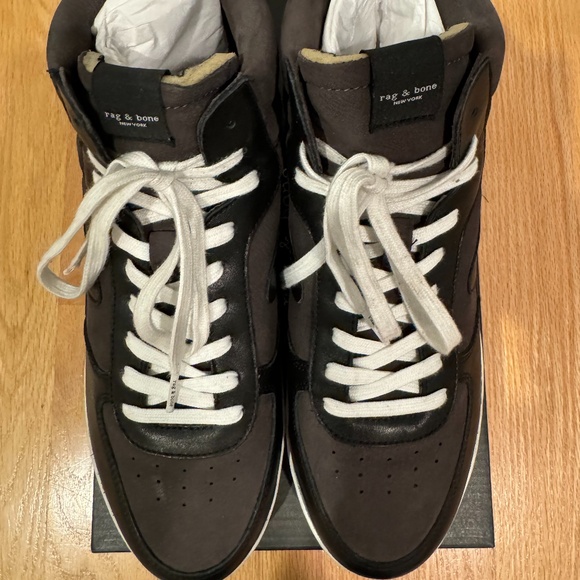 Men's Rag & Bone Retro Court Mid Sneaker - Picture 3 of 5
